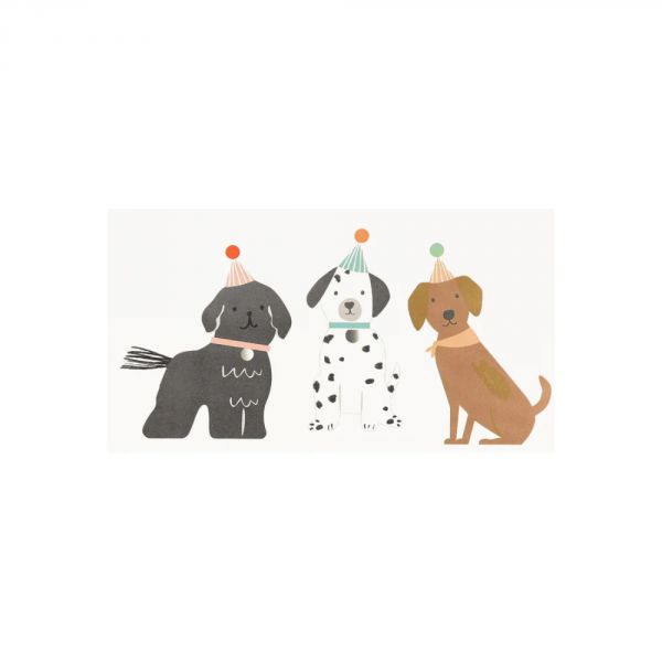 Lot de 2 planches de tatouages enfant Chiots