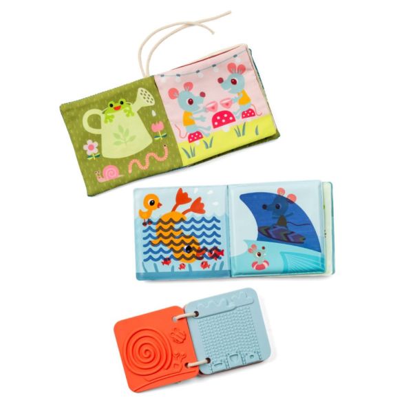 Set de 3 livres sensoriels pour bébé Jardin
