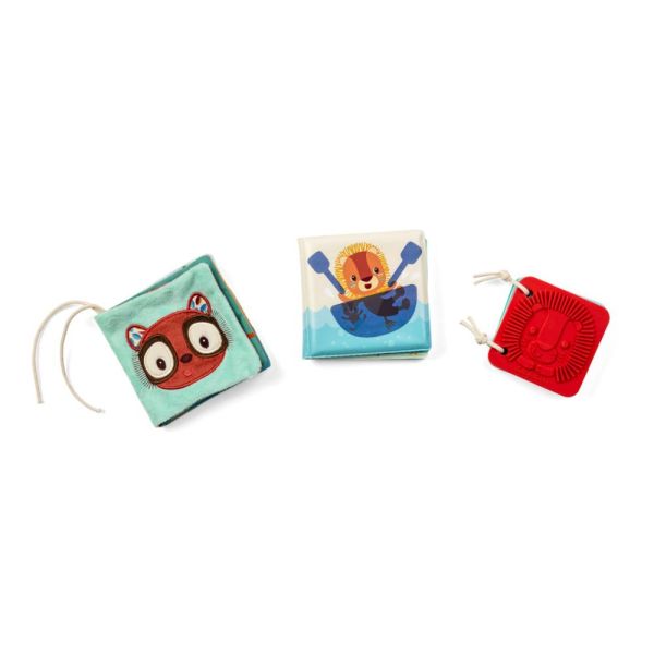 Set de 3 livres sensoriels pour bébé Jungle