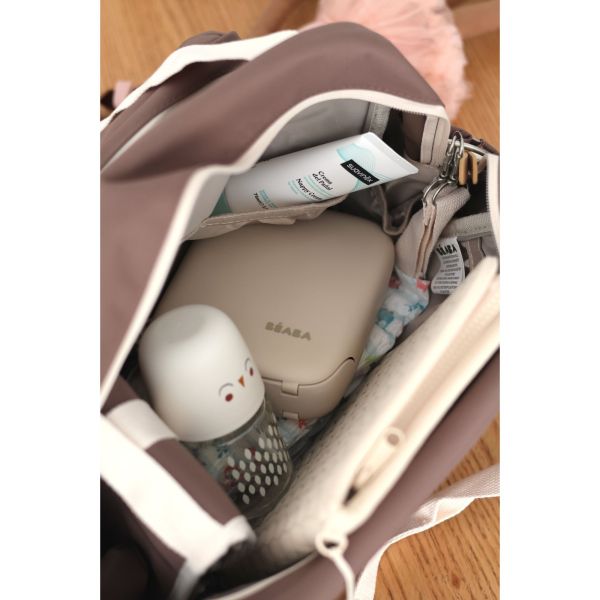 Set de nettoyage biberons nomade avec égouttoir Argile