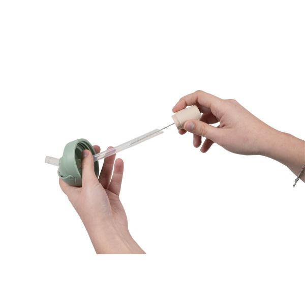 Set de nettoyage biberons nomade avec égouttoir Argile