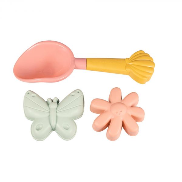 Set de 3 petits jouets de plage Flowers & butterflies