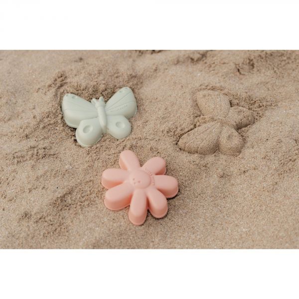 Set de 3 petits jouets de plage Flowers & butterflies