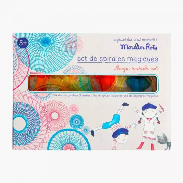 Set de spirales magiques Aujourd'hui c'est mercredi