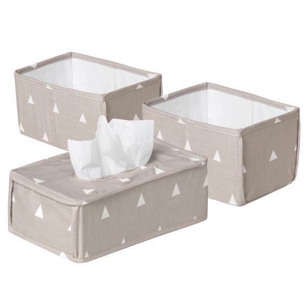 Lot de 3 boîtes de rangement Indibaer'