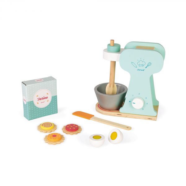 Jouet en bois set du petit patissier