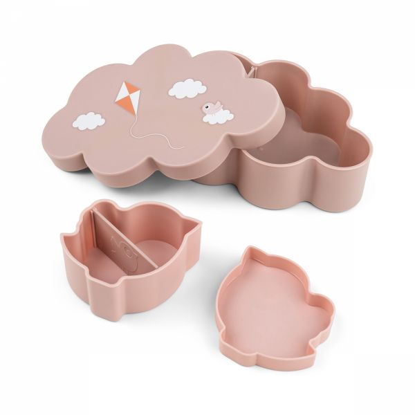 Set gourde et boîtes à goûter Playground rose
