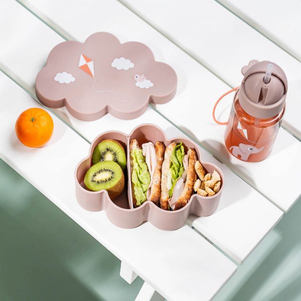 Set gourde et boîtes à goûter Playground rose