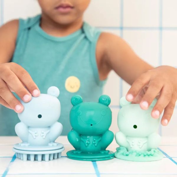 Set de 3 jouets de bain Grenouilles