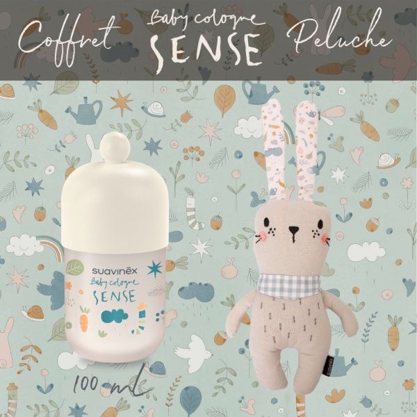 Coffret Cologne sense 100 ml avec peluche lapin