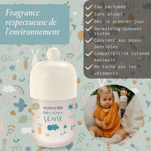 Coffret Cologne sense 100 ml avec peluche lapin