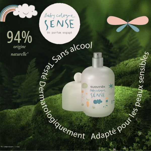 Coffret Cologne sense 100 ml avec peluche lapin