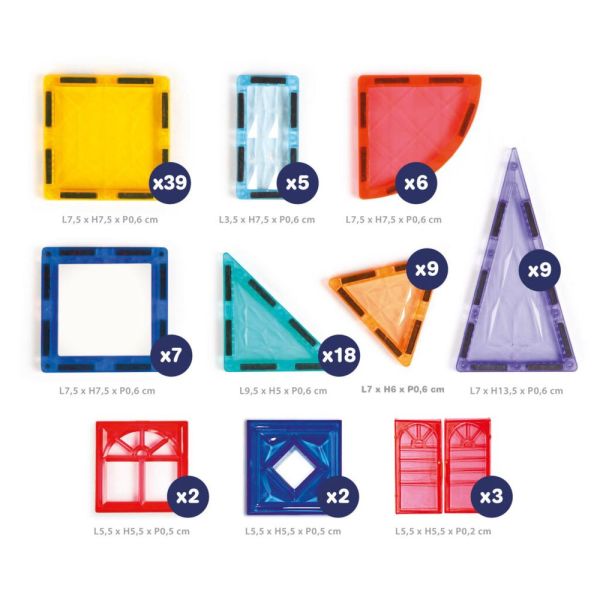 Jeu de construction Magnétique XXL 100 pièces