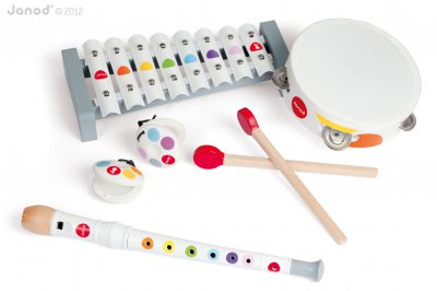 Set musical confetti