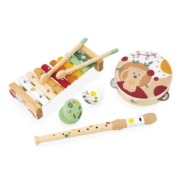 Set de 4 instruments de musique Sunshine