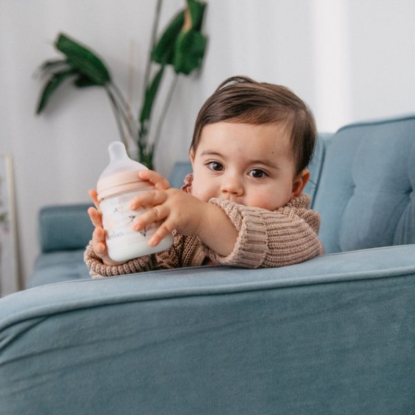 Coffret nouveau-né bébé Birdies avec biberons et sucette SX Pro Rose