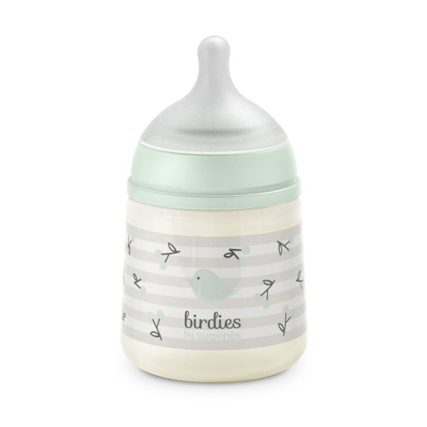 Coffret nouveau-né bébé Birdies avec biberons et sucette SX Pro Vert