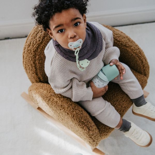 Coffret nouveau-né bébé Birdies avec biberons et sucette SX Pro Vert