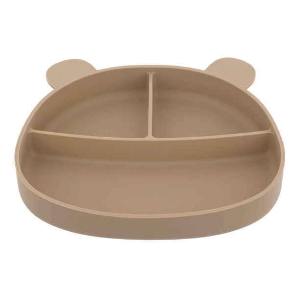 Set repas enfant 4 pièces en silicone Ours