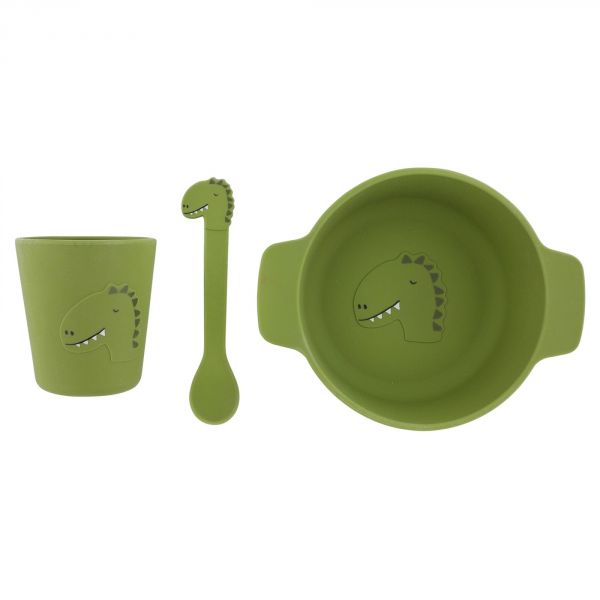 Set repas en silicone Mr. Dino