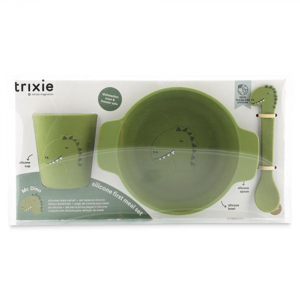 Set repas en silicone Mr. Dino