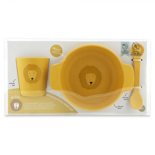 Set repas en silicone Mr. Lion