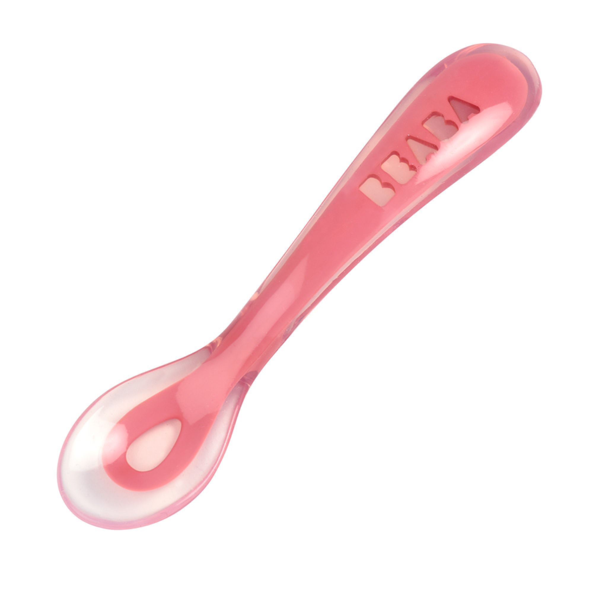 Set vaisselle 4 pièces silicone BEABA - rose, Puériculture