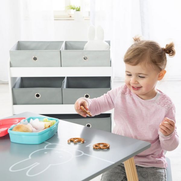 Set d'une table et de deux chaises enfants Miffy