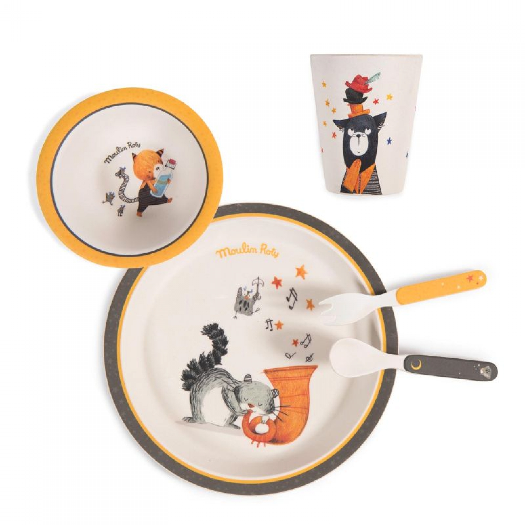 Moulin Roty Coffret Repas Bebe Les Moustaches Made In Bebe Moulin Roty Coffret Repas Bebe Les Moustaches Made In Bebe