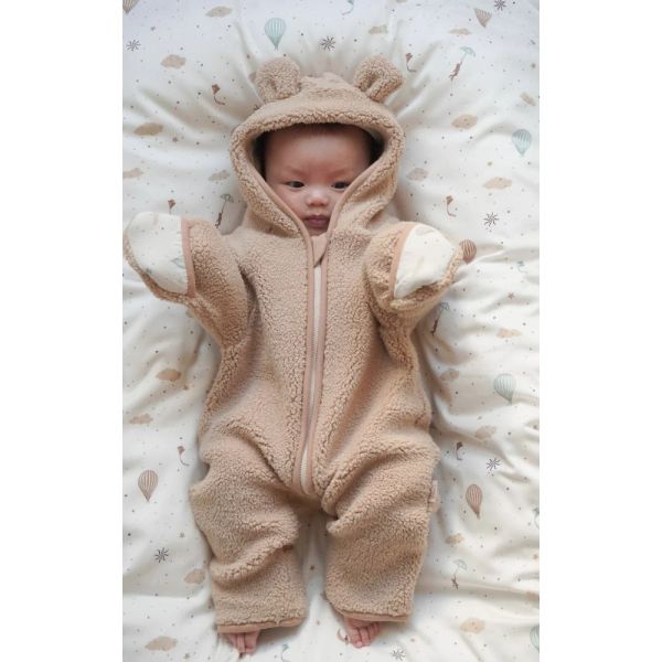 Combinaison en Polaire Sherpa Vincent - Latte/ Dreamland