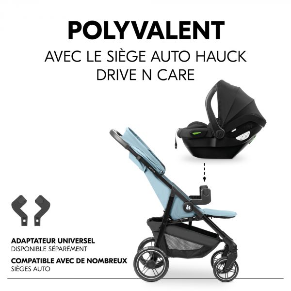Poussette 4 roues Shop N Care Dusty-Blue