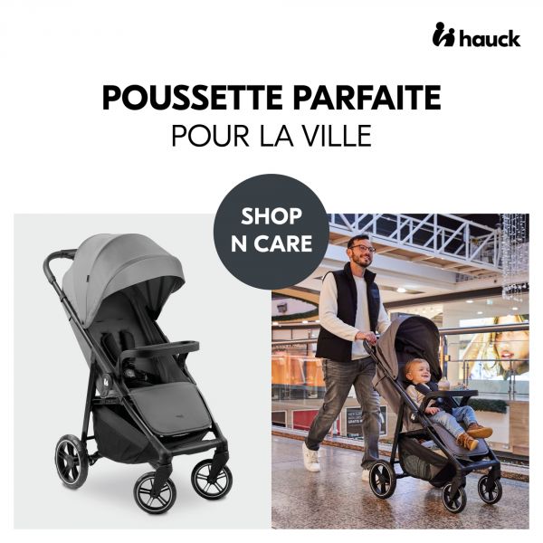 Poussette 4 roues Shop N Care Grey