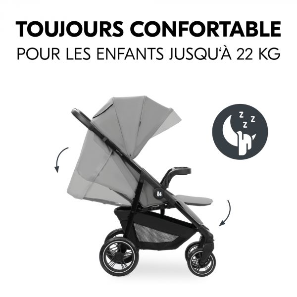 Poussette 4 roues Shop N Care Grey