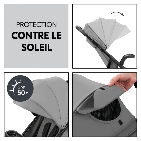 Poussette 4 roues Shop N Care Grey