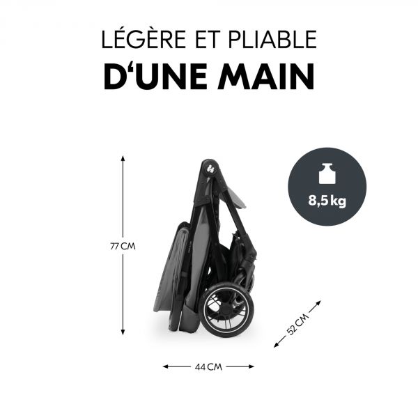Poussette 4 roues Shop N Care Grey