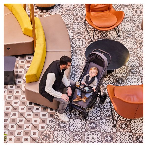 Poussette 4 roues Shop N Care Grey