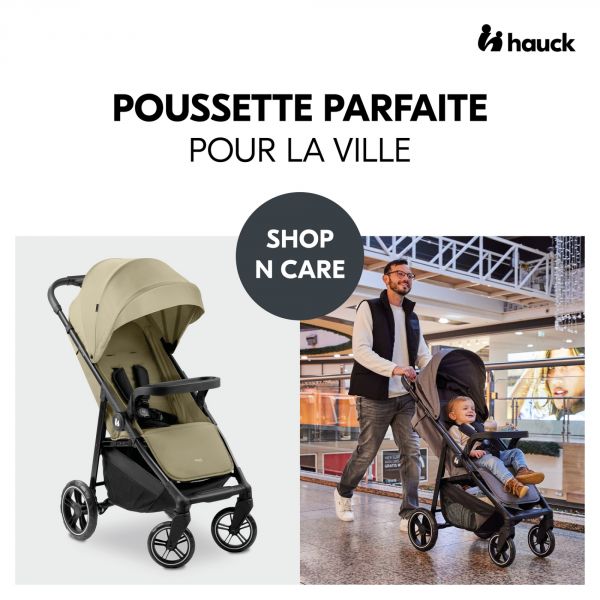 Poussette 4 roues Shop N Care Olive