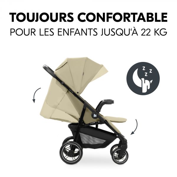 Poussette 4 roues Shop N Care Olive