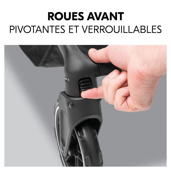 Poussette 4 roues Shop N Care Olive