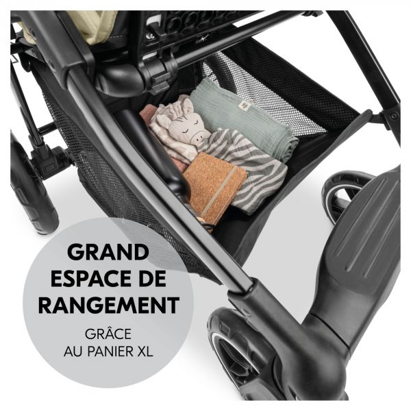 Poussette 4 roues Shop N Care Olive