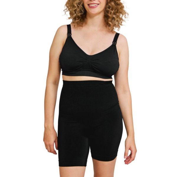 Short gainant post-partum maintien ventre et dos sans couture M