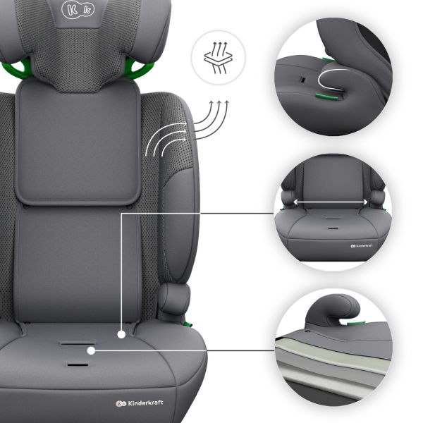 Siège auto Comfort Up 2 Plus I-Size Gris