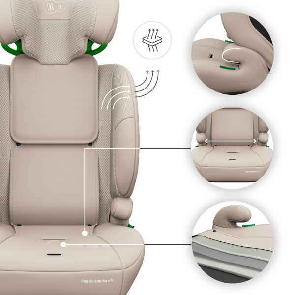 Siège auto Comfort Up 2 Plus I-Size Beige