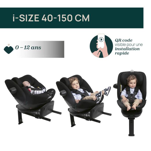 Siège auto Everone I-Size Graphite Melange