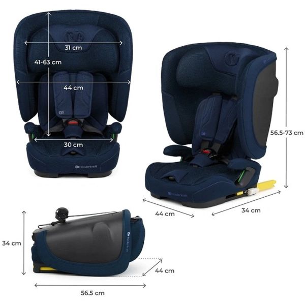 Siège auto Fix2Go I-Size Bleu