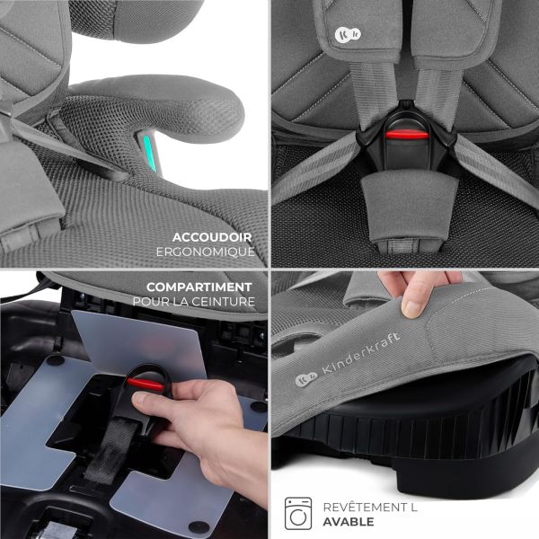 Siège auto Fix2Go I-Size Gris