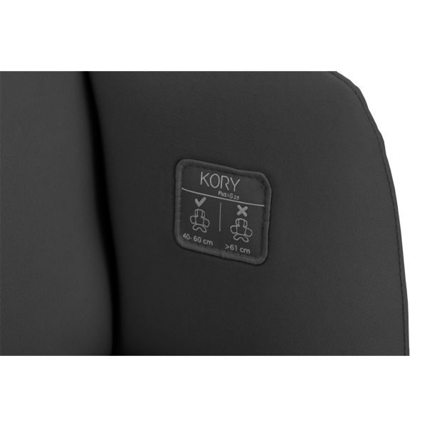 Siège auto Kory Plus i-Size Black satin
