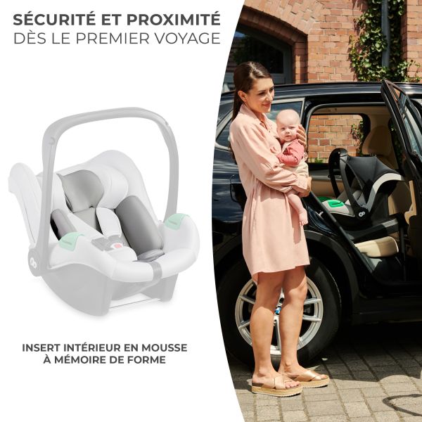Siège auto Mink Pro 2 i-Size Gris avec base