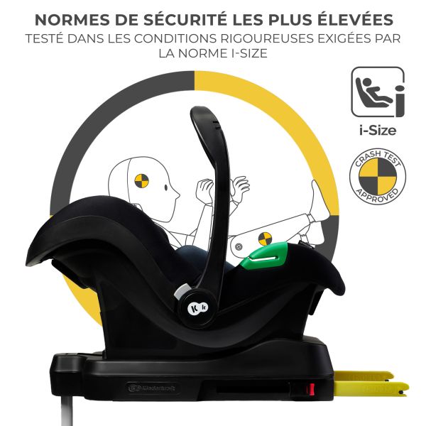 Siège auto Mink Pro 2 i-Size Noir avec base