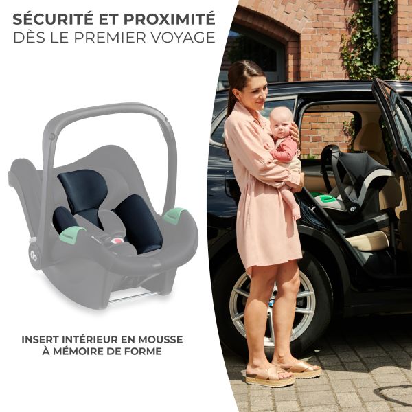 Siège auto Mink Pro 2 i-Size Noir avec base